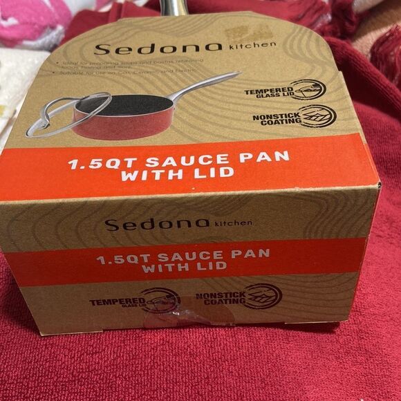 Sedona 1.5 Qt. Nonstick Saucepan with Sauce Pan with Lid - Picture 2 of 4